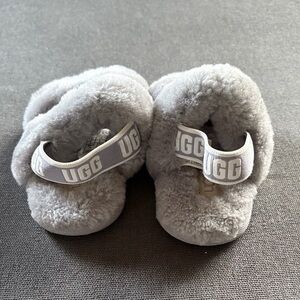 UGG Soft Gray Infant Booties